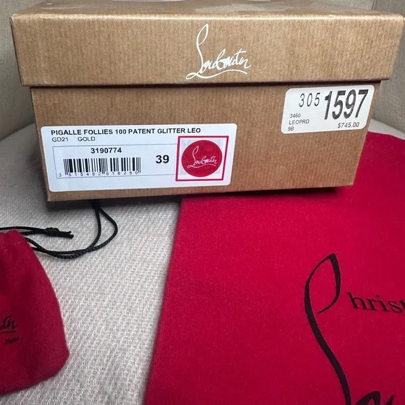 Christian Louboutin Brown Leopard Heels - Picture 6 of 7